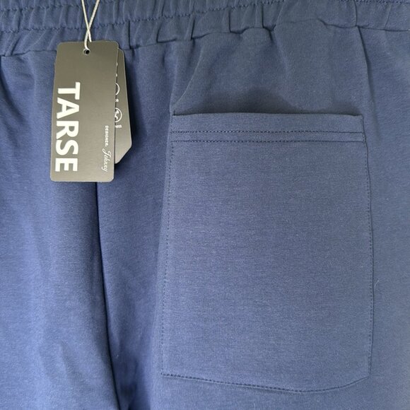 TARSE Women's Bermuda Shorts Long Cotton Loose with Pockets Knee Length Size XXL - Picture 5 of 6